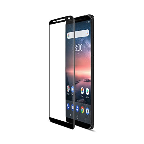 Artwizz CurvedDisplay Schutzglas designed für [Nokia 8 Sirocco (2018)] - Displayschutz aus Sicherheitsglas mit 100% Display-Abdeckung, 9H Härte von Artwizz