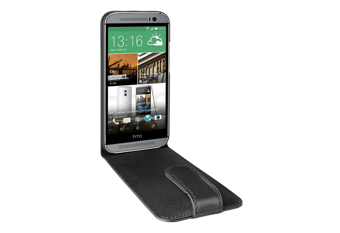 Artwizz Flip Case SeeJacket® Leather FLIP for HTC One (M8) / M8s, schwarz von Artwizz
