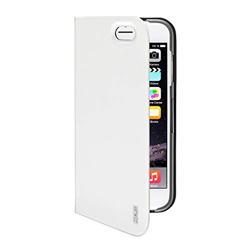 Artwizz FolioJacket Handyhülle Designed für [iPhone 6, iPhone 6S] - Schutzhülle im modernen Design mit Standfunktion, Magnetverschluss - Weiß von Artwizz