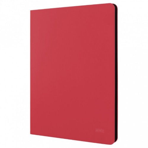 Artwizz FolioJacket kompatibel für iPad 2 3 4 (2011, 2012) Schutzhülle mit Standfunktion in Metall-Optik, Magnetverschluss, Rot von Artwizz