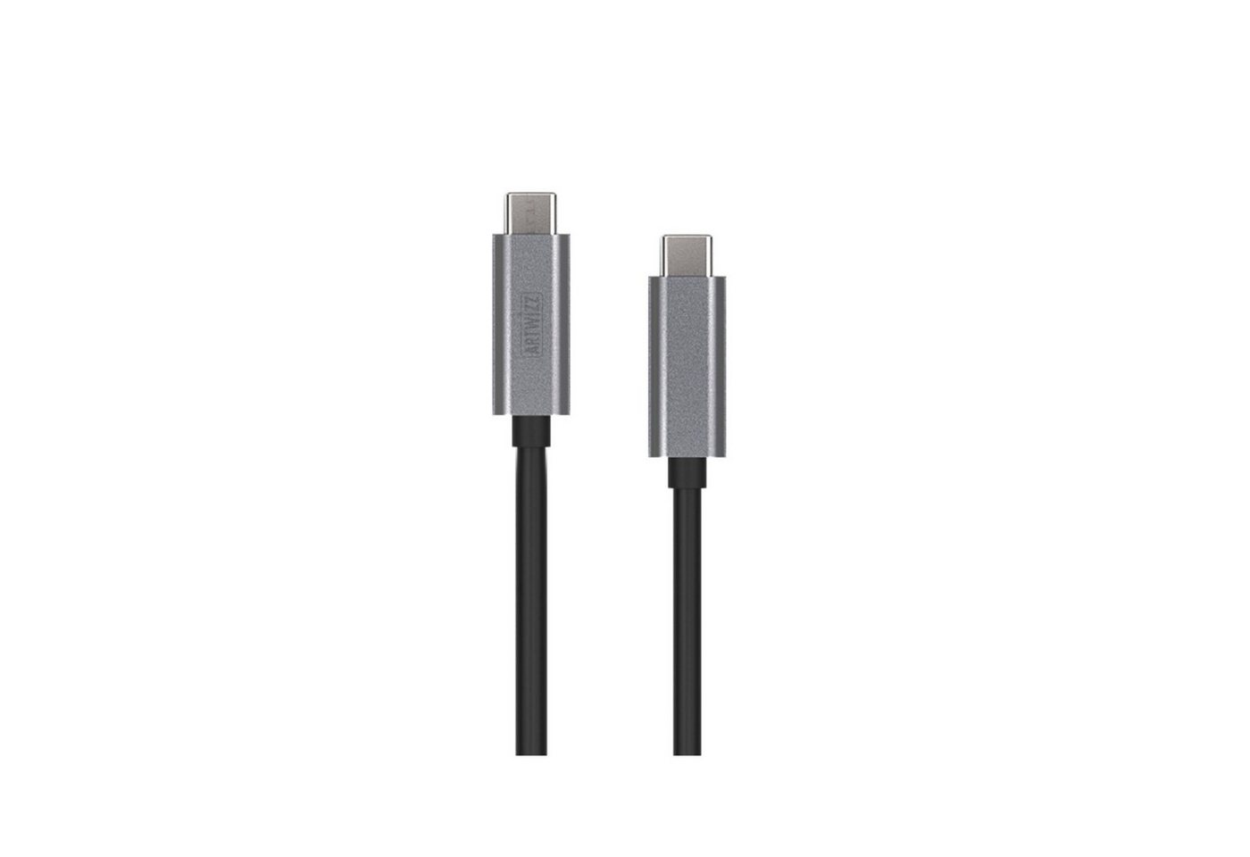 Artwizz High-Speed USB-C auf USB-C male Kabel, Datenkabel, Ladekabel, Titan Smartphone-Kabel, USB Typ-C 3.1, USB Typ-C 3.1 (100 cm) von Artwizz