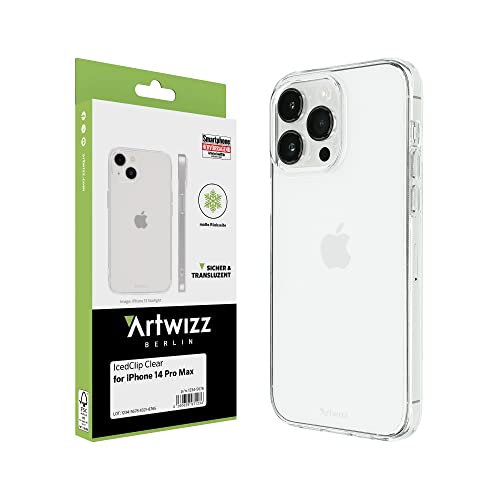 Artwizz IcedClip Clear Case kompatibel mit iPhone 14 Pro Max - MatteMattes Vereistes Design, Rückseite mit Soft-Touch-Beschichtung, Transluzent Artwizz IcedClip Clear Case kompatibel mit iPhone 14 Pro Max - MatteMattes Vereistes Design, Rückseite mit Soft-Touch-Beschichtung, Transluzent von Artwizz