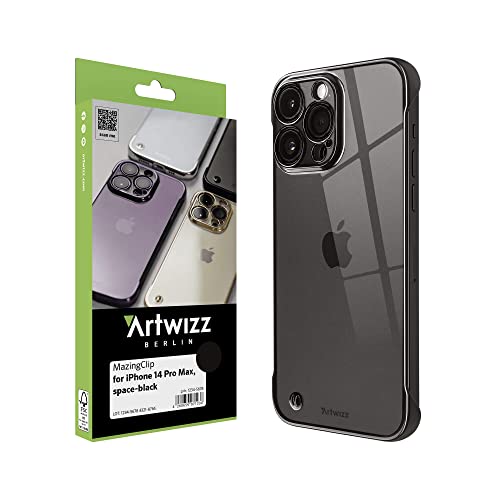 Artwizz MazingClip Schutzhülle kompatibel mit iPhone 14 Pro Max - Ultra Schlanke Design Hülle für echtes iPhone Gefühl, Space-Black Artwizz MazingClip Schutzhülle kompatibel mit iPhone 14 Pro Max - Ultra Schlanke Design Hülle für echtes iPhone Gefühl, Space-Black von Artwizz