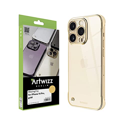 Artwizz MazingClip Schutzhülle kompatibel mit iPhone 14 Pro - Ultra Schlanke Design Hülle für echtes iPhone Gefühl, Gold Artwizz MazingClip Schutzhülle kompatibel mit iPhone 14 Pro - Ultra Schlanke Design Hülle für echtes iPhone Gefühl, Gold von Artwizz