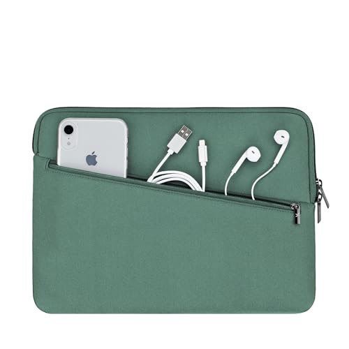 Artwizz Neoprene Sleeve Pro Tasche kompatibel mit MacBook Air 13 (2018-2024), MB Pro 13 (2016-2022) Schutzhülle mit Zubehör-Fach, Jungle Flower von Artwizz