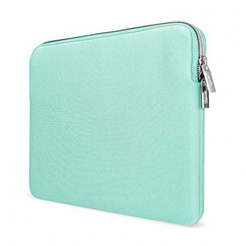 Artwizz Neoprene Sleeve Tasche Designed für MacBook 12 - Laptop Schutzhülle mit Reißverschluss, Webpelz, extra Schutzrand - Mint - 12 Zoll von Artwizz