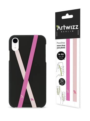 Artwizz PhoneStrap Fingerhalter - Zwei Smartphone Halterungen zur Befestigung an Schutzhülle - Rosa/Pink Artwizz PhoneStrap Fingerhalter - Zwei Smartphone Halterungen zur Befestigung an Schutzhülle - Rosa/Pink von Artwizz