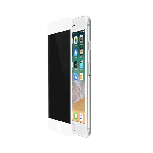 Artwizz PrivacyGlass Schutzglas geeignet für [iPhone 8/7 / 6S / 6] - Displayschutz aus Sicherheitsglas mit Blickschutz - Weiß von Artwizz