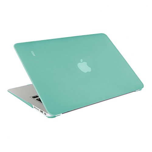 Artwizz Rubber Clip Hülle geeignet für MacBook Air 13 (2010-2017) - Schutzhülle mit Soft-Touch-Beschichtung - Mint von Artwizz