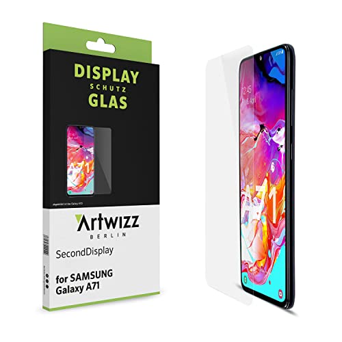 Artwizz SecondDisplay Schutzglas geeignet für [Galaxy A71, A21s, M51] - Displayschutz aus Sicherheitsglas mit 9H Härte - Hüllenfreundlich von Artwizz