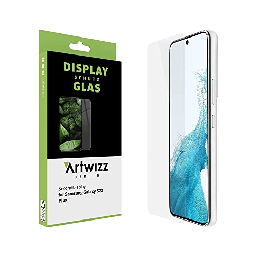 Artwizz SecondDisplay Schutzglas kompatibel mit Galaxy S22 Plus - Displayschutz aus Sicherheitsglas mit 9H Härte - Hüllenfreundlich von Artwizz