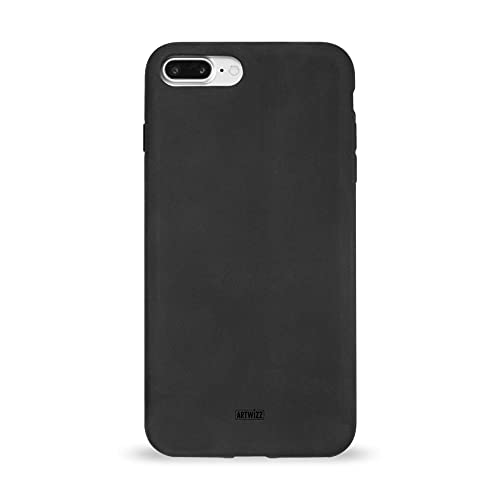 Artwizz Silicone Case Schutzhülle Designed für [iPhone 7/8 Plus] - Handyhülle aus speziellem, samtig-weichem Silikon für optimalen Schutz - Schwarz von Artwizz
