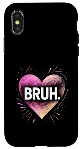 Bruh - Meme Lustiges Humor Herz Symbol Teen Bruh Hülle für iPhone X/XS Bruh - Meme Lustiges Humor Herz Symbol Teen Bruh Hülle für iPhone X/XS von Artwork