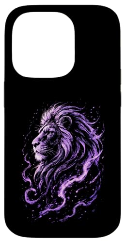 Löwenviolett, majestätisches Wildgebrüll, Naturkunst, kraftvoll Hülle für iPhone 14 Pro Löwenviolett, majestätisches Wildgebrüll, Naturkunst, kraftvoll Hülle für iPhone 14 Pro von Artwork