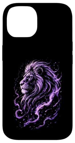 Löwenviolett, majestätisches Wildgebrüll, Naturkunst, kraftvoll Hülle für iPhone 14 Löwenviolett, majestätisches Wildgebrüll, Naturkunst, kraftvoll Hülle für iPhone 14 von Artwork