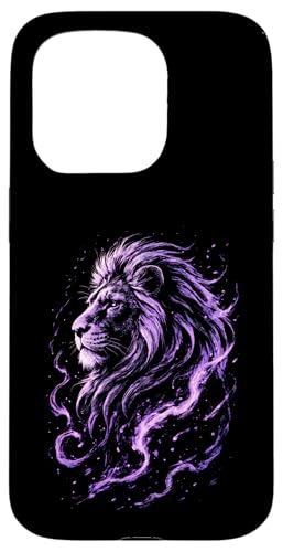 Löwenviolett, majestätisches Wildgebrüll, Naturkunst, kraftvoll Hülle für iPhone 15 Pro Löwenviolett, majestätisches Wildgebrüll, Naturkunst, kraftvoll Hülle für iPhone 15 Pro von Artwork
