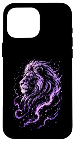 Löwenviolett, majestätisches Wildgebrüll, Naturkunst, kraftvoll Hülle für iPhone 16 Pro Max Löwenviolett, majestätisches Wildgebrüll, Naturkunst, kraftvoll Hülle für iPhone 16 Pro Max von Artwork