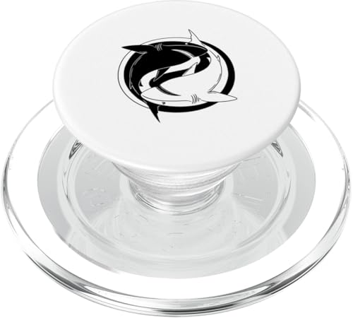 Haifisch Yin Yang Zeichen PopSockets PopGrip für MagSafe Haifisch Yin Yang Zeichen PopSockets PopGrip für MagSafe von Artworkfire