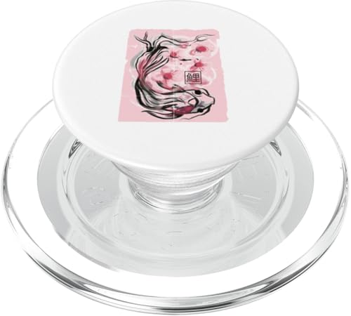 Japanischer Koifisch Nishikigoi Cherry Blossom Kirschblüte PopSockets PopGrip für MagSafe Japanischer Koifisch Nishikigoi Cherry Blossom Kirschblüte PopSockets PopGrip für MagSafe von Artworkfire
