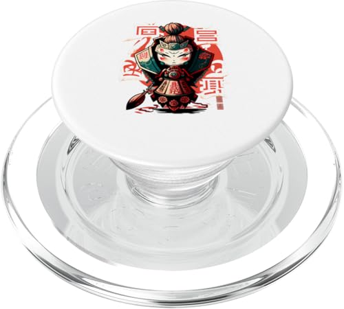 Kitsune Fuchs Samurai Krieger Kreatur PopSockets PopGrip für MagSafe Kitsune Fuchs Samurai Krieger Kreatur PopSockets PopGrip für MagSafe von Artworkfire