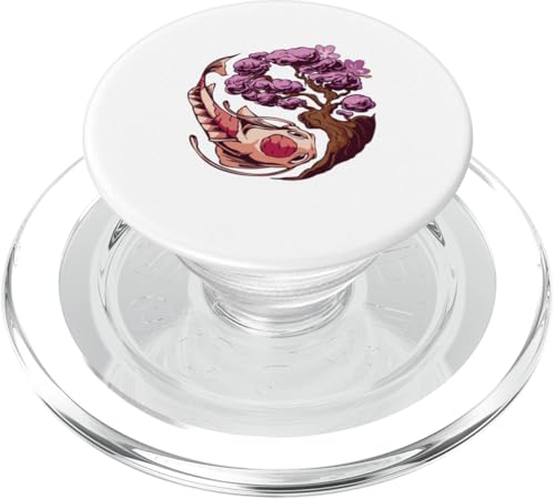 Nishikigoi Koi Karpfen Fisch Kirschblüten Yin Yang Koifisch PopSockets PopGrip für MagSafe Nishikigoi Koi Karpfen Fisch Kirschblüten Yin Yang Koifisch PopSockets PopGrip für MagSafe von Artworkfire