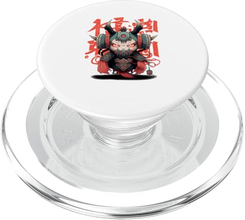 Roboter Devil Japanischer Samurai Krieger Roboter PopSockets PopGrip für MagSafe Roboter Devil Japanischer Samurai Krieger Roboter PopSockets PopGrip für MagSafe von Artworkfire