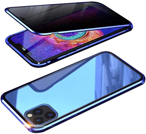 AruMinna Magnetische Handyhülle, ultradünn, Anti-Spionage-Funktion, 360°-Schutz, Privatsphäre, transparent, doppelseitig, gehärtetes Glas, Blau AruMinna Magnetische Handyhülle, ultradünn, Anti-Spionage-Funktion, 360°-Schutz, Privatsphäre, transparent, doppelseitig, gehärtetes Glas, Blau von AruMinna