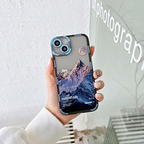 AruMinna Schutzhülle für iPhone 13 Pro Max 12 11, Schneeberg, stoßfest, transparent, TPU, Schneeflocken-Berg-Hülle, kristallklar, vergilbt nicht, schlank, dünn, transparent, Blau AruMinna Schutzhülle für iPhone 13 Pro Max 12 11, Schneeberg, stoßfest, transparent, TPU, Schneeflocken-Berg-Hülle, kristallklar, vergilbt nicht, schlank, dünn, transparent, Blau von AruMinna