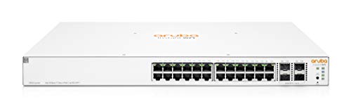 Aruba Instant On 1930 24-Port Gb Smart-Managed Layer-2+-Ethernet-Switch mit PoE | 24x 1G | 4X SFP+ | 24x CL4 PoE 195W | EU-Kabel (JL683A#ABB) von Aruba a Hewlett Packard Enterprise company