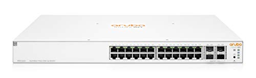 Aruba Instant On 1930 24-Port Gb Smart-Managed Layer-2+-Ethernet-Switch mit PoE | 24x 1G | 4X SFP+ | 24x CL4 PoE 370W | EU-Kabel (JL684B#ABB) von Aruba a Hewlett Packard Enterprise company