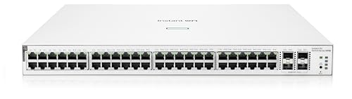 HPE Networking Instant On-Switch-Serie 1930 – Intelligent verwalteter Layer 2+-Ethernet-Switch mit 48-Port Gb und PoE | 48x 1G | 4X SFP+ | 48x CL4 PoE 370 W | EU-Kabel (JL686B#ABB) von Aruba a Hewlett Packard Enterprise company