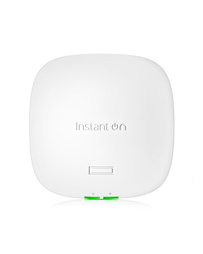HPE Networking Instant On Access Point AP32 2x2 WiFi 6E für Innenbereich | Netzteil im Lieferumfang enthalten | EU-Modell (S1T28A) von Aruba a Hewlett Packard Enterprise company