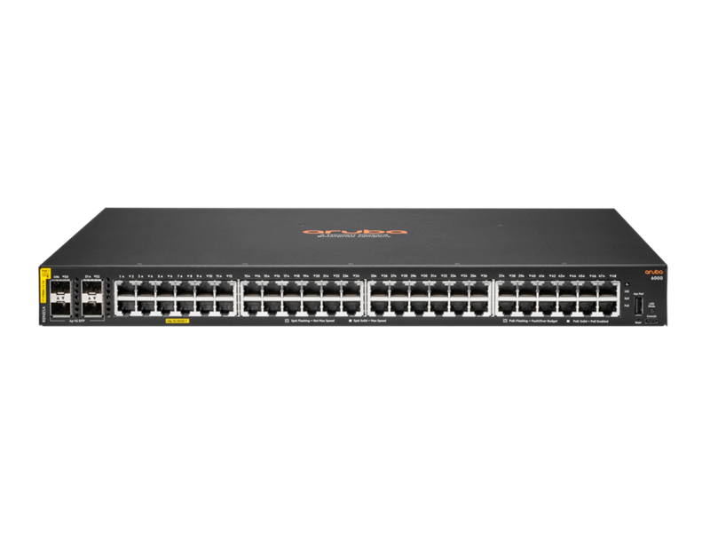 HPE Aruba Networking CX6000 52-Port Switch (R8N85A) [48x Gigabit LAN, PoE+, 4x SFP] von HPE