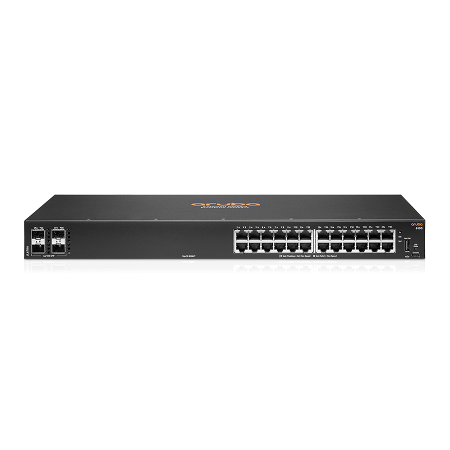 Aruba 6100 28-Port Access Switch (JL678A) [24x Gigabit Ethernet, 4x 10G SFP+] von Aruba