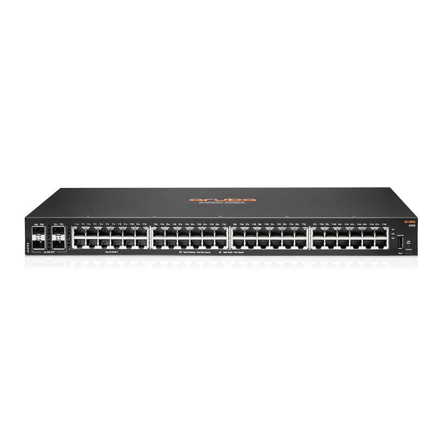 Aruba 6100 52-Port Access Switch (JL676A) [48x Gigabit Ethernet, 4x 10G SFP+] von Aruba