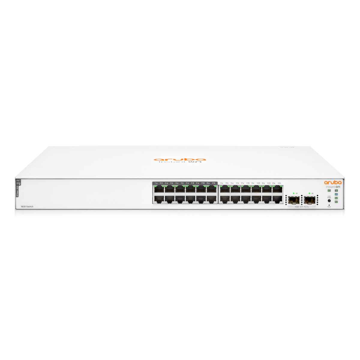 Aruba Instant On 1830 26-Port PoE+ Switch [24x Gigabit-LAN, 2x SFP, PoE+ 195W] von Aruba