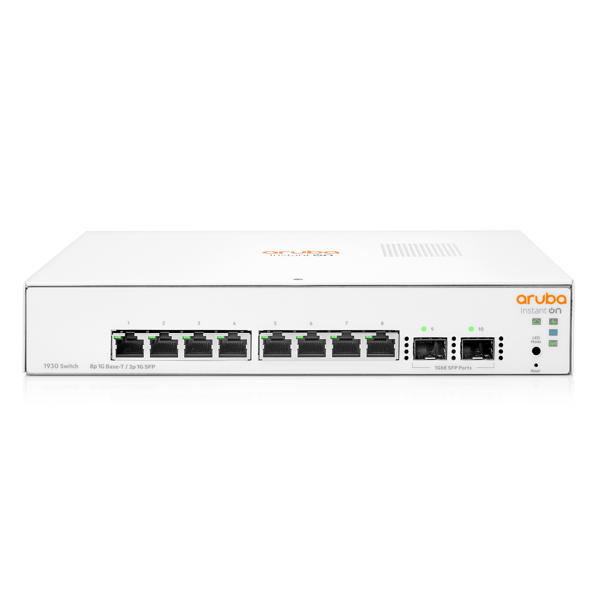 Aruba Instant On 1930 10-Port Switch [8x Gigabit-LAN, 2x SFP, lüfterlos] von Aruba