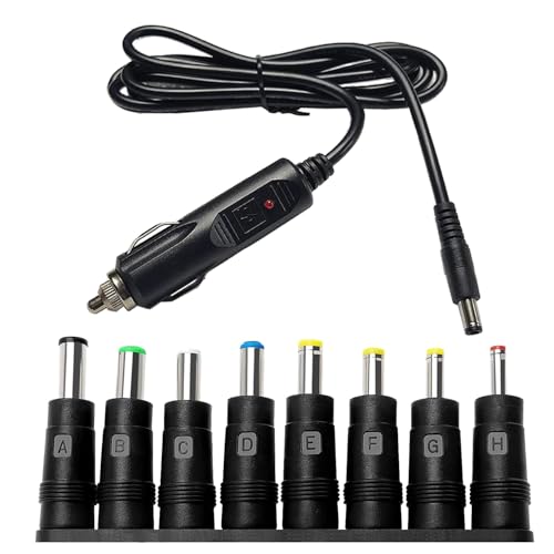 12V Kabel Zigarettenanzünder DC Stecker: Auto 5A Netzteil Ladekabel Ladegerät mit 8 Stücke Klinkenstecker Adapter für DVD Player,Handy,TV 12V Kabel Zigarettenanzünder DC Stecker: Auto 5A Netzteil Ladekabel Ladegerät mit 8 Stücke Klinkenstecker Adapter für DVD Player,Handy,TV von Arubaitai