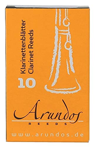 Arundos Blatt BB-Klarinette Aida, 10er Packung, deutscher Schnitt, Size 2,5 von Arundos