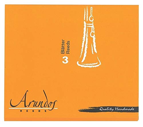 Arundos Blatt BB-Klarinette Manon, 3er Packung, franz. Schnitt, Size 3 Arundos Blatt BB-Klarinette Manon, 3er Packung, franz. Schnitt, Size 3 von Arundos