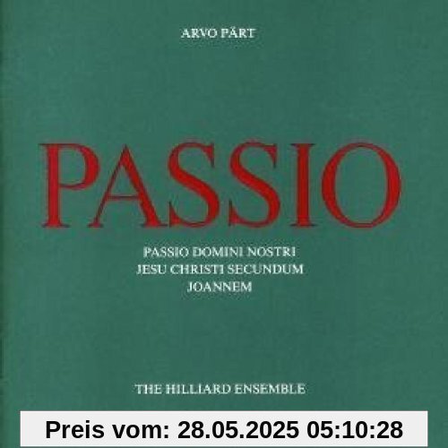 Passio Domini Nostri Passio Domini Nostri von Arvo Pärt