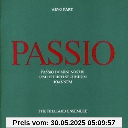 Passio Domini Nostri von Arvo Pärt