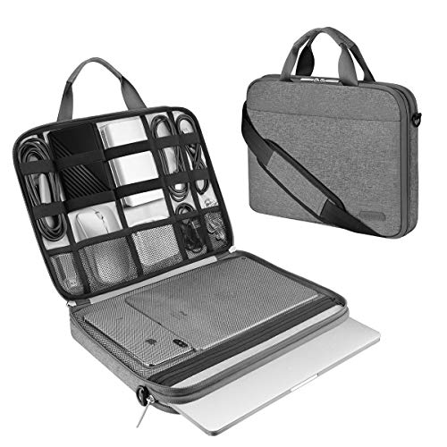 ARVOK 13 13,3 14 Zoll Laptoptasche Schutzhülle Wasserdicht Neoprene, Laptop Sleeve Case Laptophülle Notebook Hülle Tasche für HP/MacBook/Lenovo/ASUS/Dell/MSI/Acer/Fujitsu/Samsung/Sony, Grau von Arvok