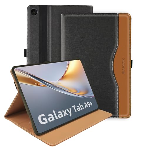 ARVOK Hülle für Samsung Galaxy Tab A9+/ A9 Plus 11 Zoll 2023 SM-X210/ X215/ X216/ X218, Stoßfeste Schutzhülle mit Auto Schlafen/Wachen, Premium Leder Folio Standabdeckung, Ständer Hülle Case ARVOK Hülle für Samsung Galaxy Tab A9+/ A9 Plus 11 Zoll 2023 SM-X210/ X215/ X216/ X218, Stoßfeste Schutzhülle mit Auto Schlafen/Wachen, Premium Leder Folio Standabdeckung, Ständer Hülle Case von Arvok