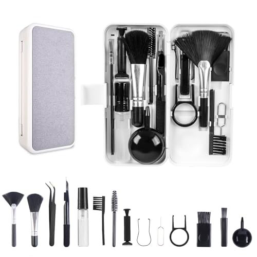 ARVOK Tastatur Reinigungsset, 19 in 1 PC Reinigungsset, Multifunktionales Elektronisches Reinigungsset für Airpods Tablet Laptop PC Fernseher Kamera Tastatur Handys von Arvok