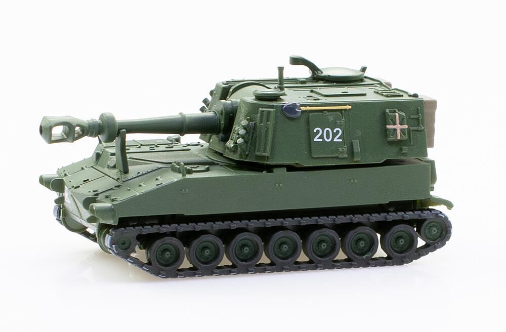 Panzerhaubitze M-109 Jg66 Kurzrohr unifarbig, Nr. 202 von Arwico Collector Edition