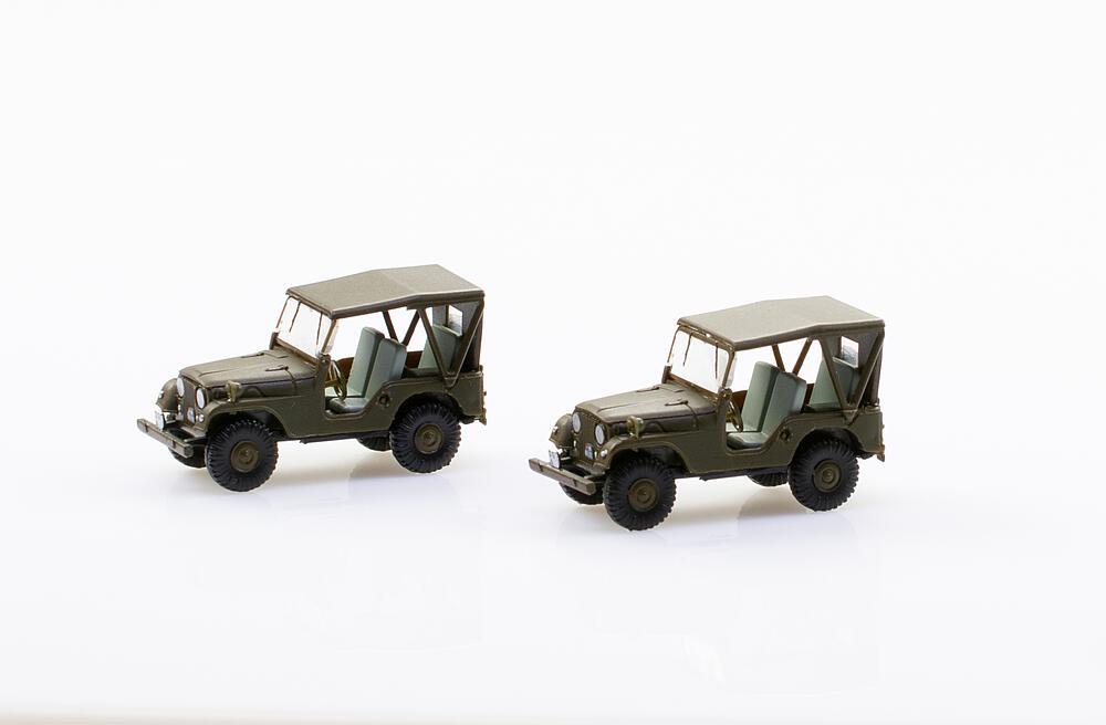 Set mit 2 Willys M38A1 Armee-Jeep Set mit 2 Willys M38A1 Armee-Jeep von Arwico Collector Edition