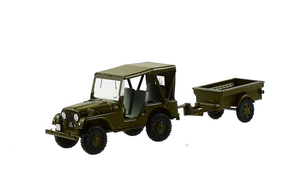 Willys M38A1 Armee-Jeepmit Aebi Gelpw Anh 68 von Arwico Collector Edition