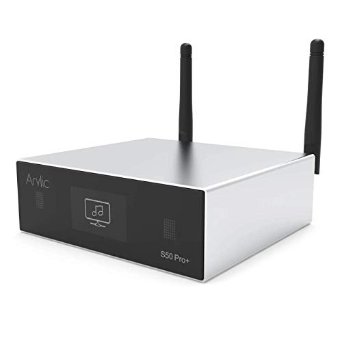 Arylic S50 Pro+ | WiFi & Bluetooth Audio Empfänger | Multiroom | Airplay DLNA | 24bit 192 kHz Samplerate | WLAN/LAN Verbindung | Lautsprecher Musik Streamen von Arylic