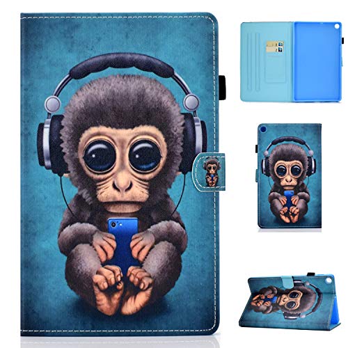 AsWant Galaxy Tab S6 Lite Hülle PU Leder Brieftasche Case Flip Stand Tablet Schutzhülle mit Stifthalter für Samsung Tab S6 Lite 10.4 Zoll SM-P610/SM-P615/SM-P613/SM-P619 2020/2022 - AFFE von AsWant